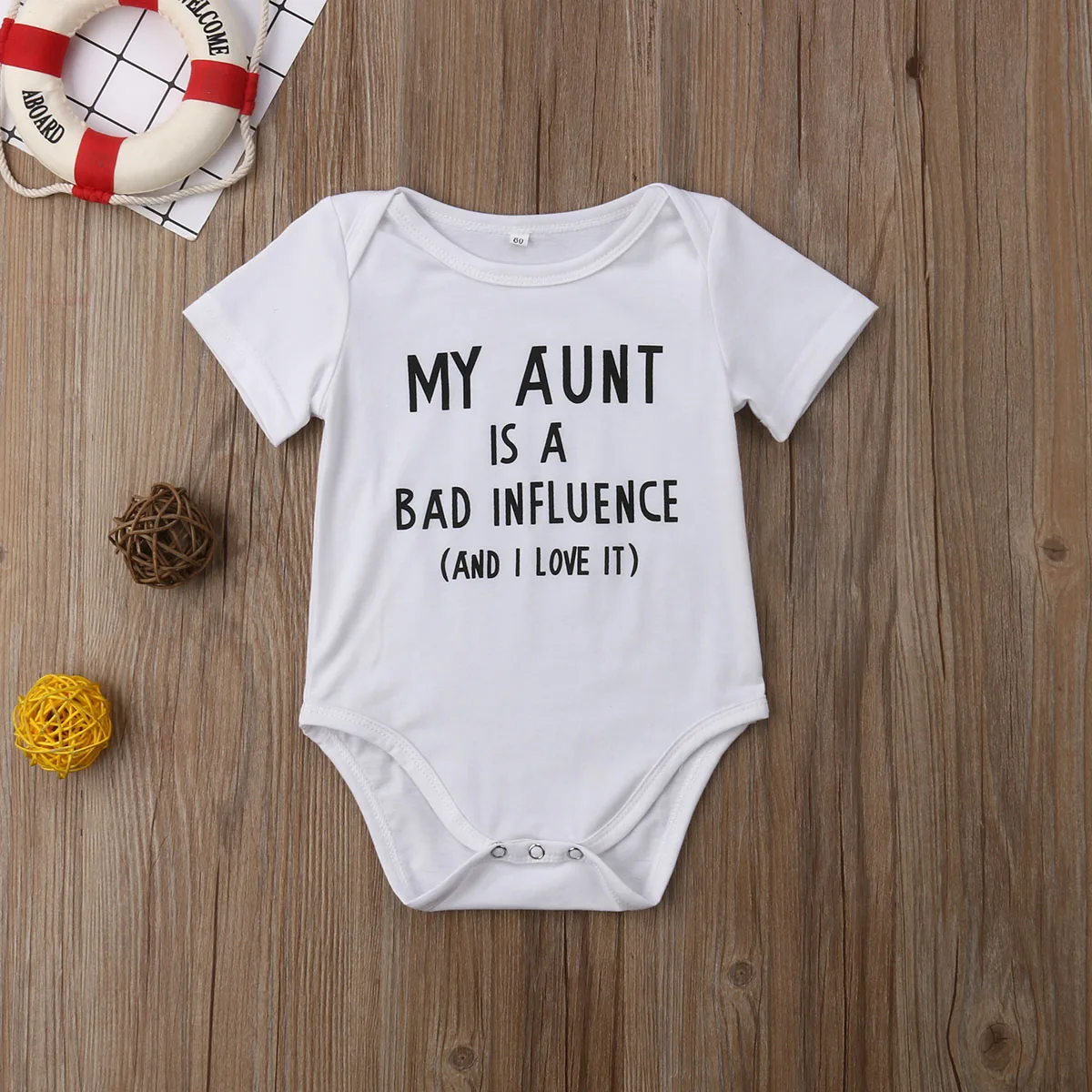 

New Arrivels MY Aunt Baby Boy Girls Romper Bodysuit Jumpsuit Cotton Summer Clothes Outfit Summer