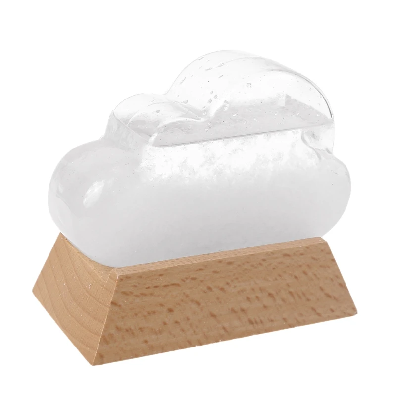 

Cloud Shape Storms Glass Crystal Weather Forecaster Bottle Meteorological bottle storm glass decoration Display Bottle