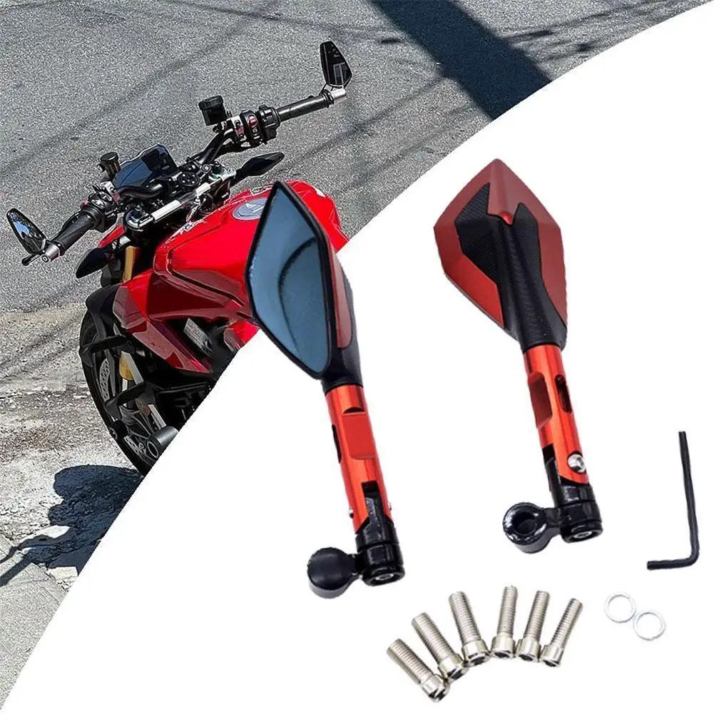 

Motorcycle Rearview Mirror Modified Mirror Pentagonal Reversing Auxiliary Mirror New Electric Vehicle Mirror