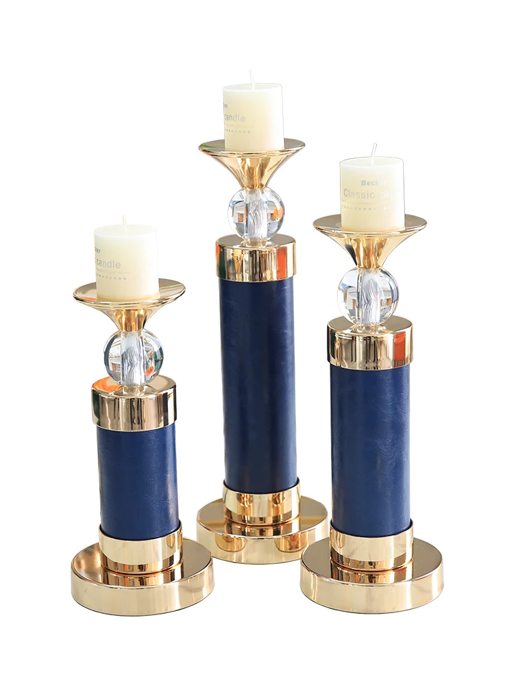 

Gold Candle Holders Wedding Europe Decoration Luxury Candle Holders Romantic Dinner Kaarsenhouder Centre De Table Mariage AD50CH