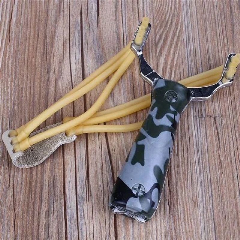 3 шт. камуфляжная слинг выстрел алюминиевого сплава Рогатка камуфляж лук ООН hurtable