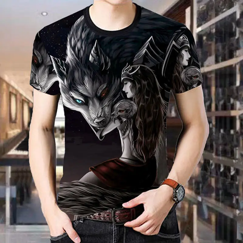 

Футболка для мальчиков с коротким рукавом 2021 Весна и лето модная новая темпераментная Повседневная футболка дизайнерский нишевый универса...