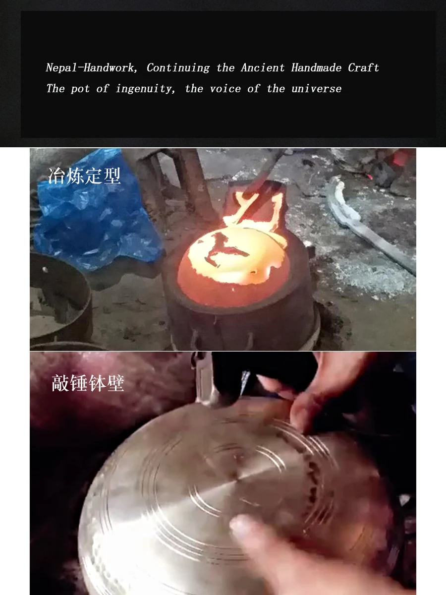 Тибетская звуковая чаша из Непала ручной работы Будда для йоги медитации песен