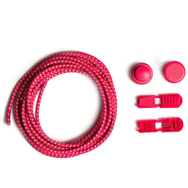 

No Tie Shoelaces Adults Elastic Shoe Laces Lock Ribbon, 3 Pairs Reflective Replace Tieless Shoe Laces for Sneakers