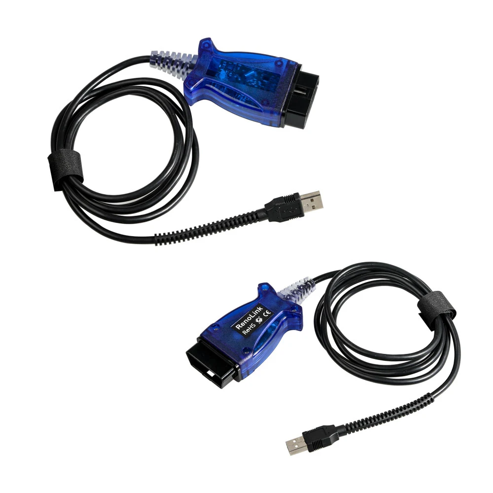 V1.52 Renolink OBD2 диагностический интерфейс для Renault/Dacia транспортных средств ECU