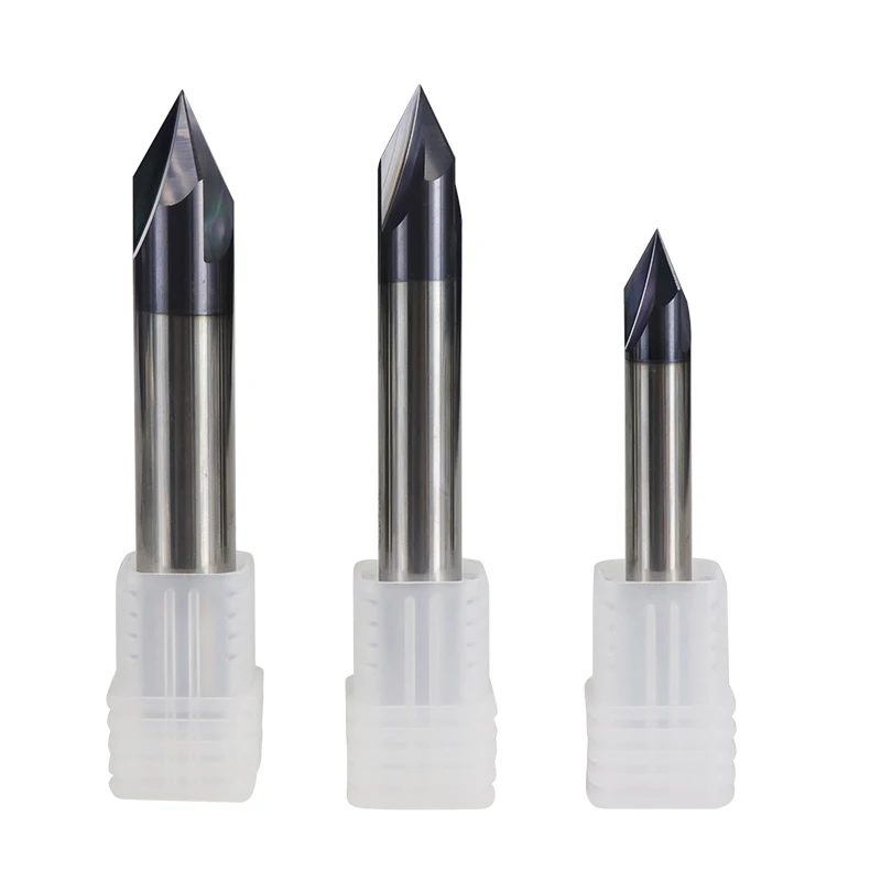 XCAN Carbide Chamfering Milling Cutter 60 Degrees 3 Flutes Deburring End Mill Aluminium CNC Machine Engraving Router Bit | Инструменты