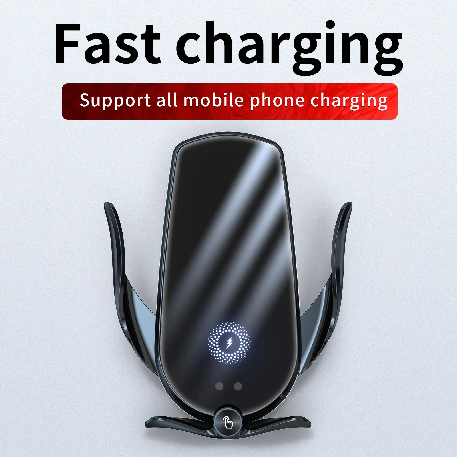 Automatic 15W  Car Wireless Charger for iPhone 13 12 11 XS Samsung S21 S20 Infrared Sensor Holder Charging Universal for Phone
