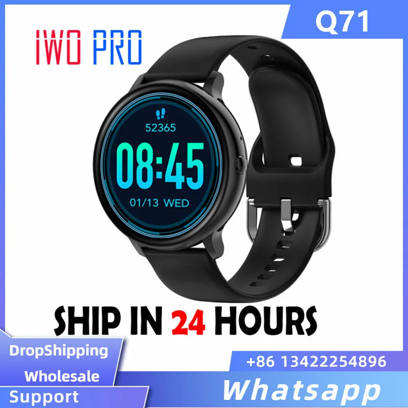 

2021 Q71 Smart Watch Women Men Bluetooth Call Health Track Metal Case Watch Clock 1.3 Inch Round Full Touch Screen Smartwatch