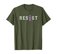 resist lavender ribbon cancer fighter survivor vintage t shirt