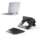 Портативная подставка для ноутбука, невидимый Регулируемый охлаждающий мини-держатель для ноутбука, подставка для планшета, для Macbook, Xiaomi Air