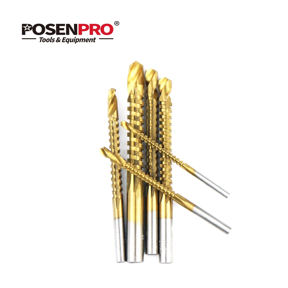 POSENPRO 6 шт. 3 ~ 8 мм HSS Сверло для сверла мощное сверло высокоскоростные стальные