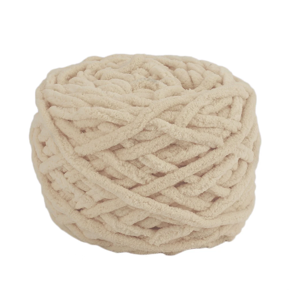 Новый хаки белый вязаный пряжа Удобный DIY шарф свитер полотенце жилет одежда