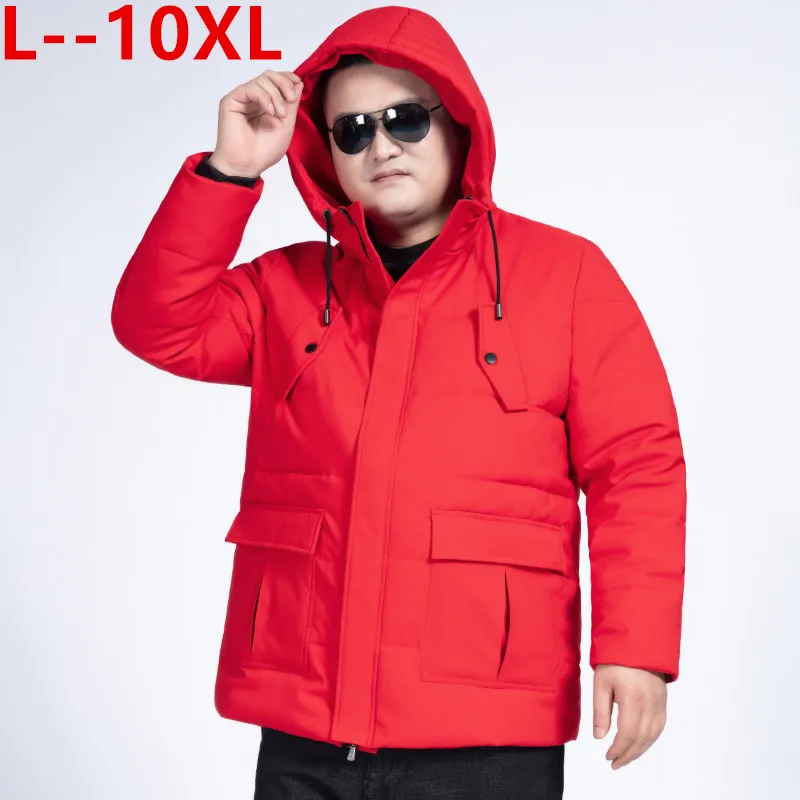 

12XL 10XL 8XL Men's Winter Men Jackets New Arrival Male Cotton Thick Warm Parkas Casual Outwear Windbreaker Mens Hoodies Jaqueta