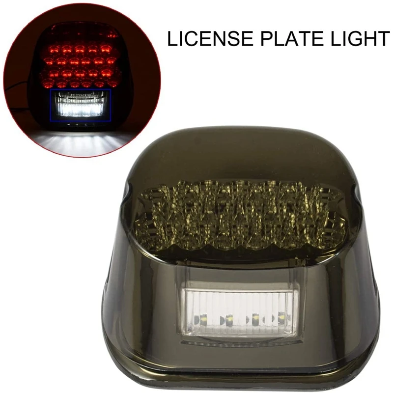 

LED Tail Light Brake Light License Plate Light for Softail Sportster Road King Road Glide Electra Glide 1999-2020
