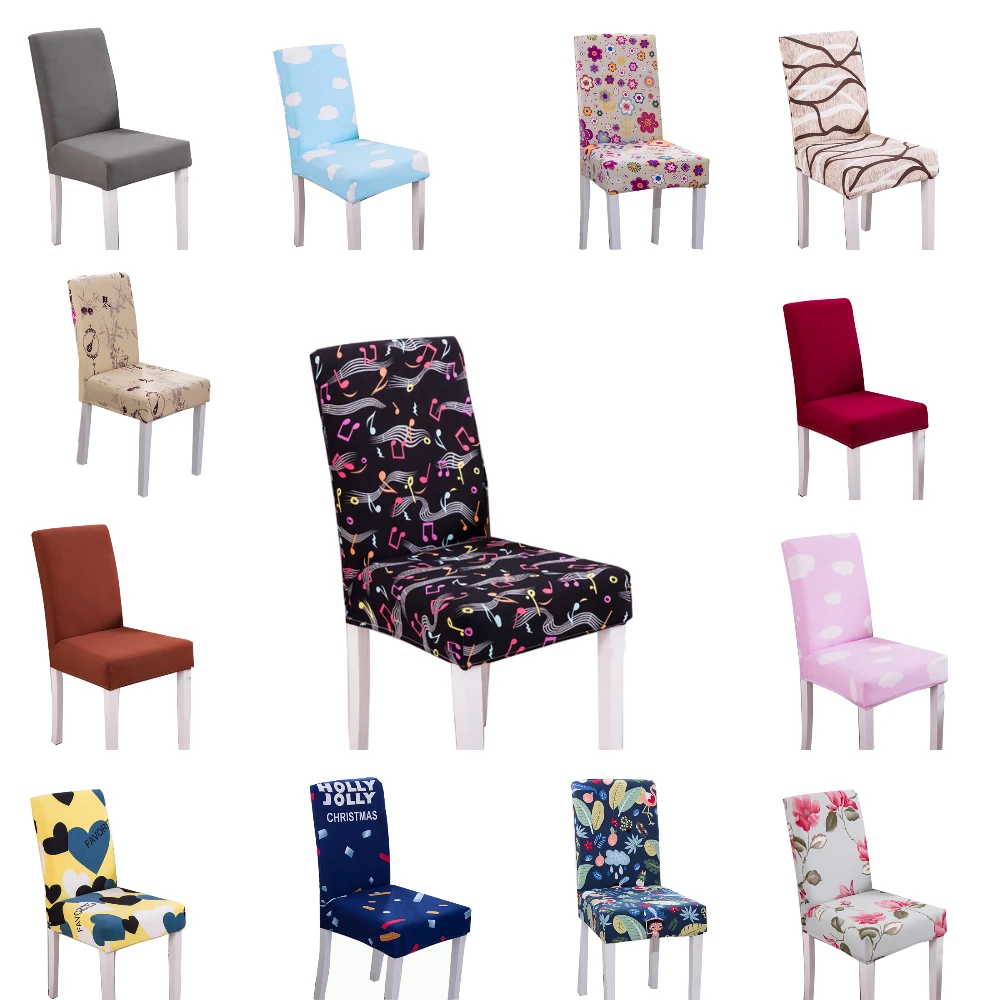 Личи Простой Цветочный узор Чехол для стула эластичные чехлы на кресла дома
