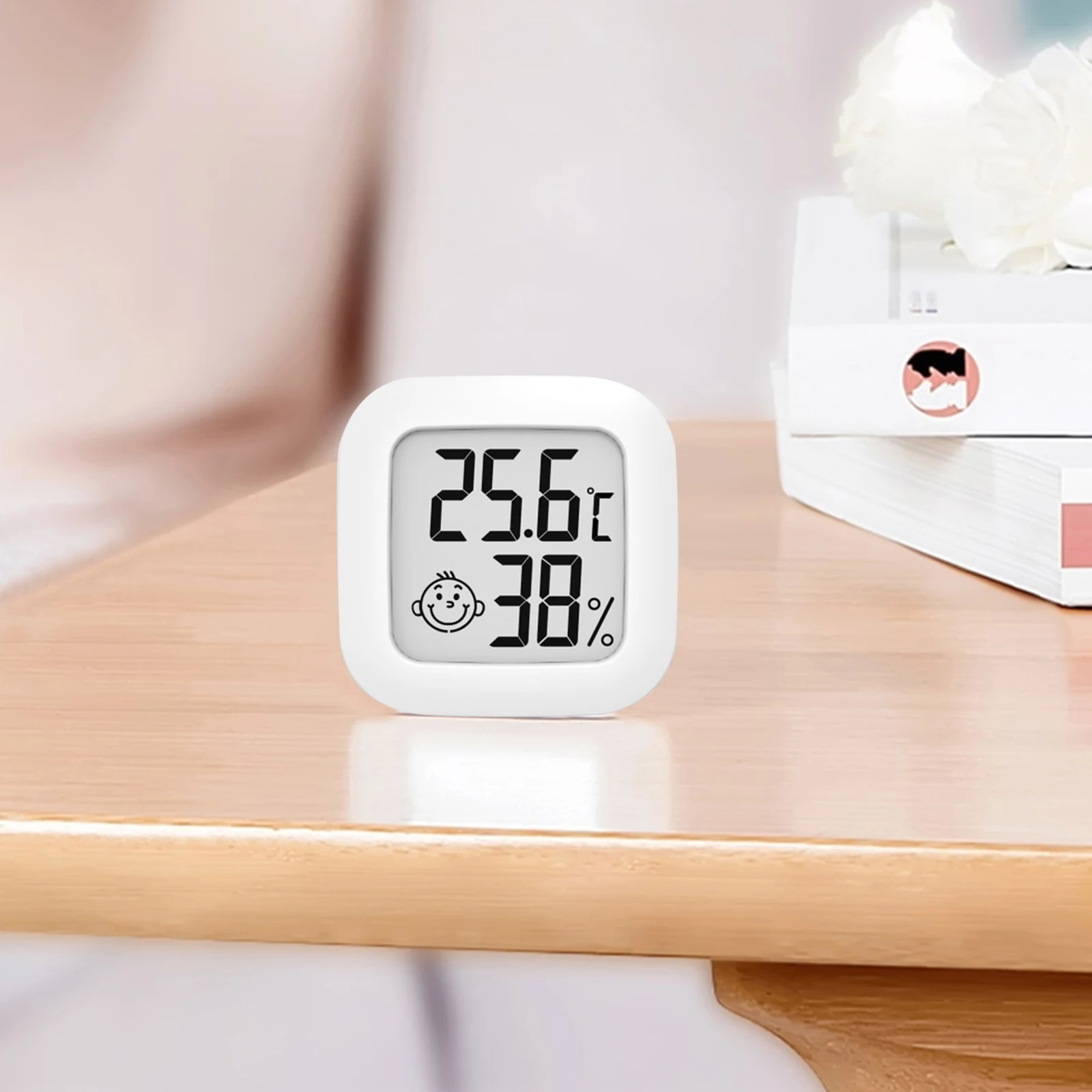 Цифровой ЖК термометр гигрометр для дома мини температура влажность метр электронный монитор улыбка лицо цифровой ЖК термометр
