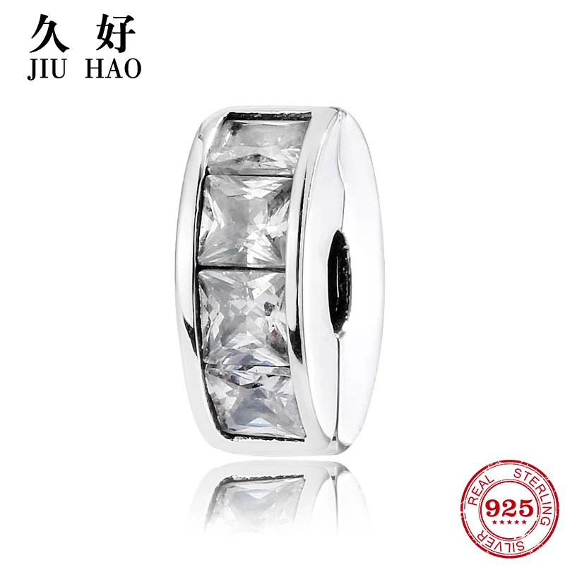 Настоящее серебро 925 пробы круглые квадратные циркониевые браслеты