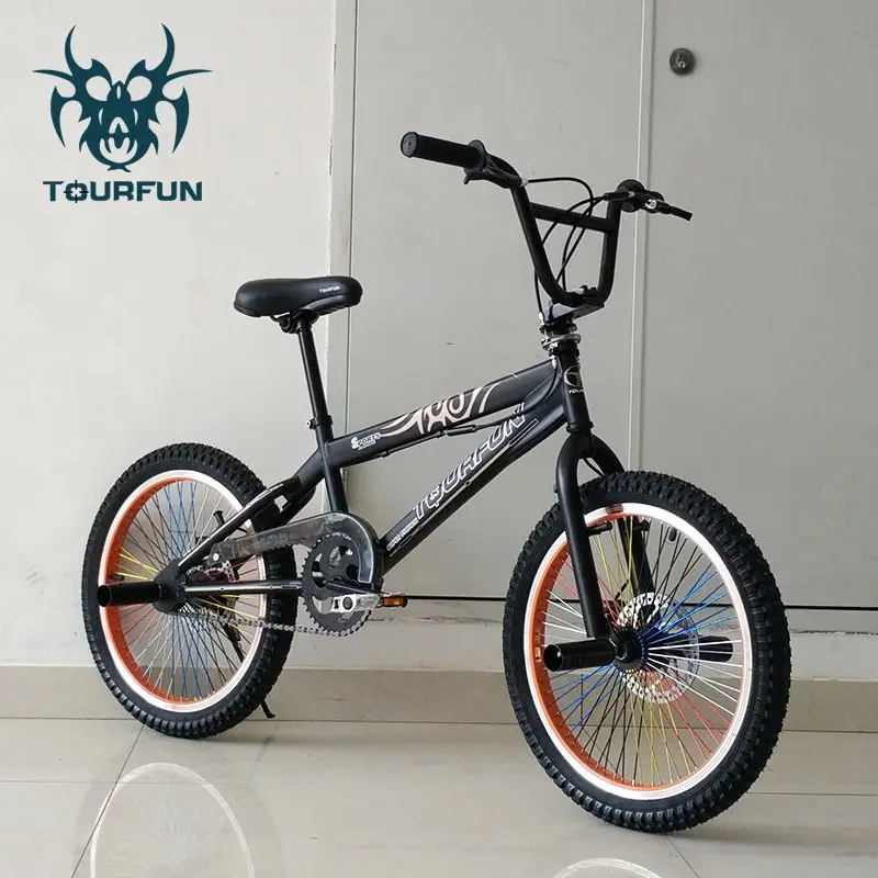 Günstig 20-zoll Radfahren BMX Disc Bremse Durchführung Bike Phantasie Straße Bike Stunt Auto Erwachsene Extreme Sport Fahrrad Geschick Auto