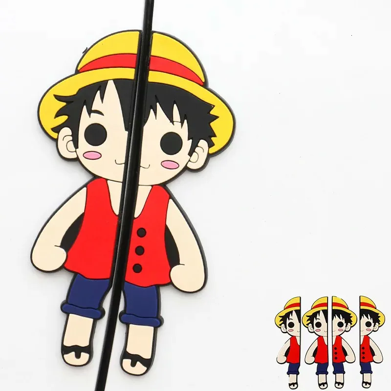 Креативные Мультяшные забавные наклейки на дверь автомобиля противоударные