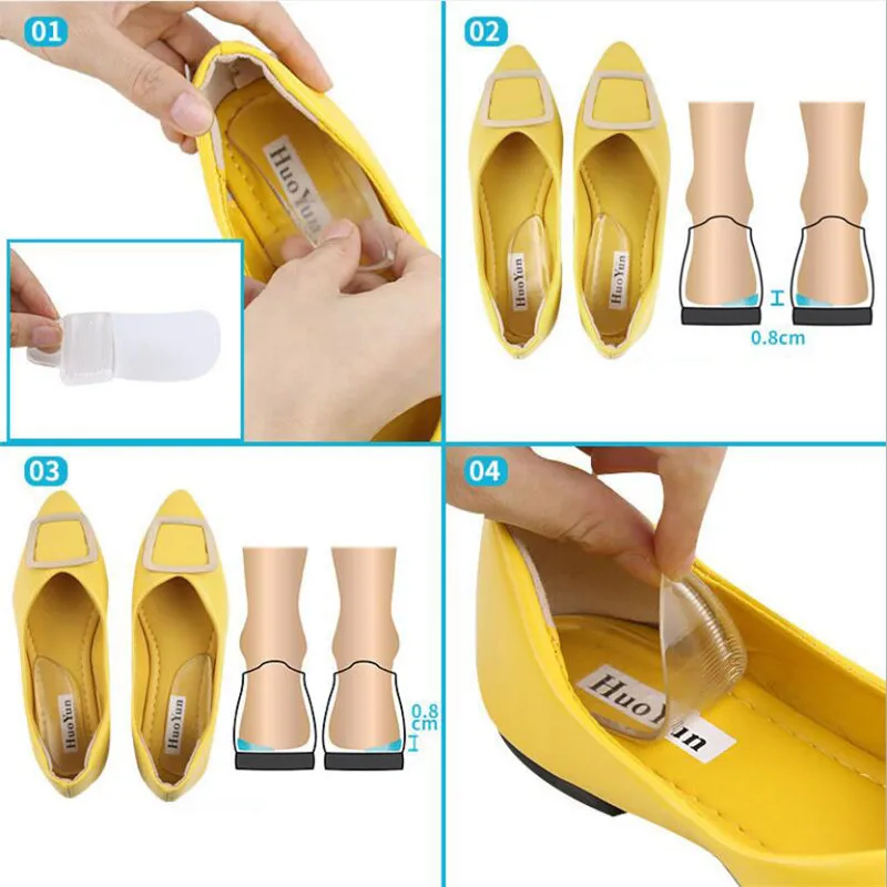 

2Pcs Silicone Insoles Orthotics X/O-type Legs Corrector Gel Pillow For Heel Orthopedic Insoles Shoes Pad Feet Care Heel Cup Sole