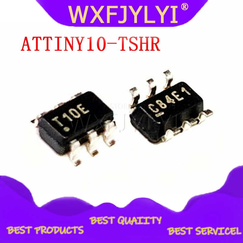 5 шт. ATTINY10 TSHR SOT23 6 T10E сот SMD 10 TSHR|Интегральные схемы| |