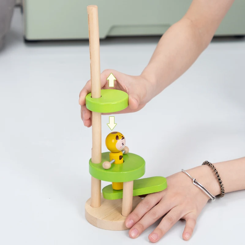 Leaping марионетка креативная настольная игра Детские деревянные игрушки товары
