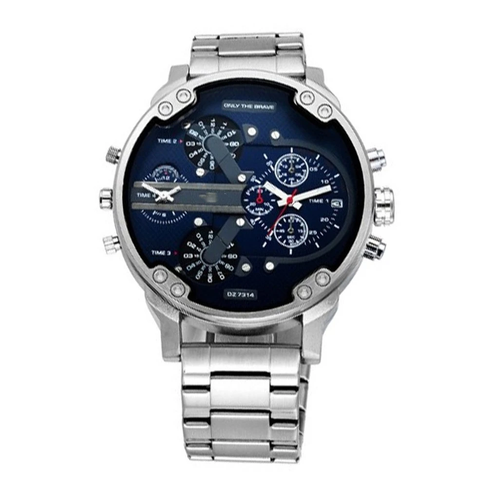 

2021 New Fashion Men's Watches Stainless Steel Analog Quartz Wrist Watch Bracelet Men Watches Automatic Mechanical Clock