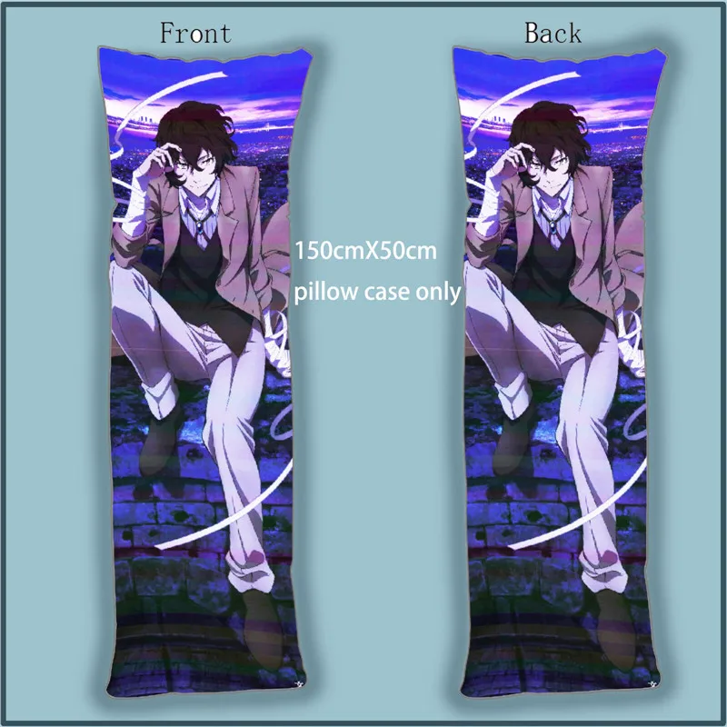 

Аниме Мужская подушка для тела Чехол Dakimakura Bungou бродячие собаки Осаму дадзай Декоративная Подушка Чехол Наволочка украшение для дома с прин...