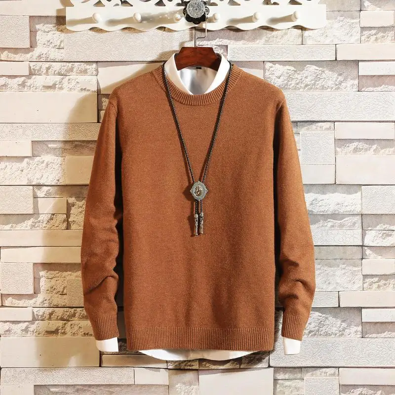 Мужской кашемировый свитер пуловер 18 цветов на осень и зиму одежда для мужчин