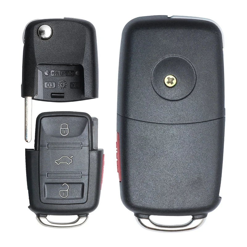 Автомобильный пульт дистанционного управления KEYECU 1J0959753AM 1J0 959 753 AM Для VW Beetle Golf