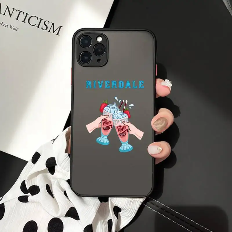 

American TV Riverdale shell Phone Cases matte transparent For iphone 7 8 11 12 plus mini x xs xr pro max cover
