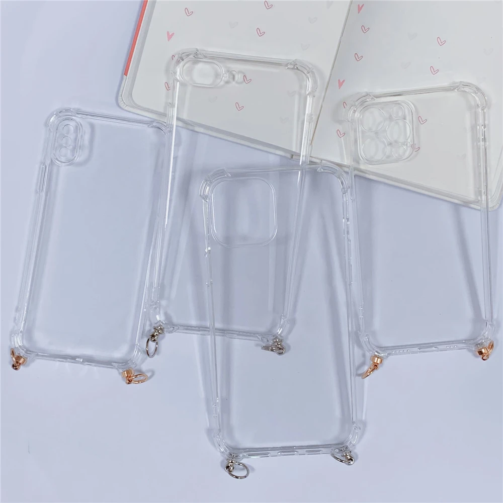 Mit Metallring Transparente Handyhülle für iPhone 18 17 16 15 14 12 11 13 Pro Max XS XR X Mini 8 7 Plus Weiche Silikon-Rückabdeckung – Detail 1
