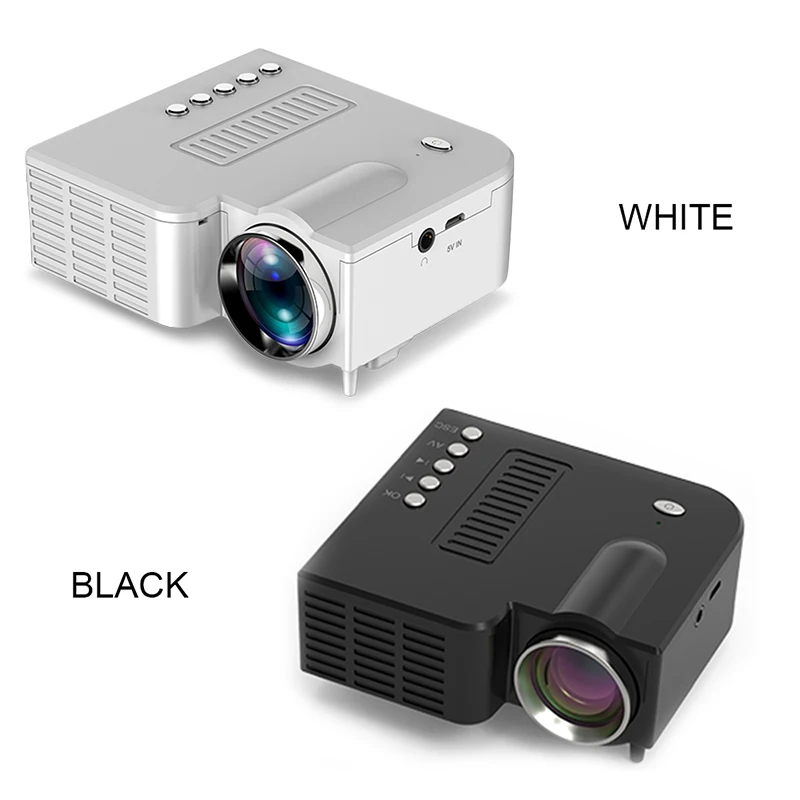 

UNIC UC28CB projector supports USB, TF, AV interface soft cloth projection screen + waterproof bag For Home Theater Movie Beamer