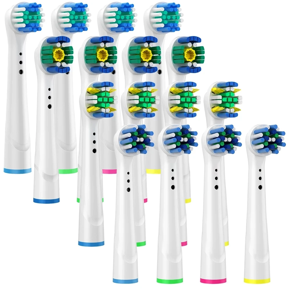

12 насадок для зубной щетки Oral B, совместимых с серией Pro Genius/VITALITY, включая нити, кресты, точность и отбеливание