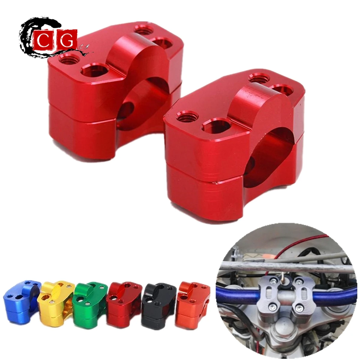 

Алюминиевые подъемники на руль мотоцикла 1 1/4 "CNC 28 мм, регулируемые толстые зажимы, универсальные для KTM EXC YZF CRF KLX внедорожного велосипеда