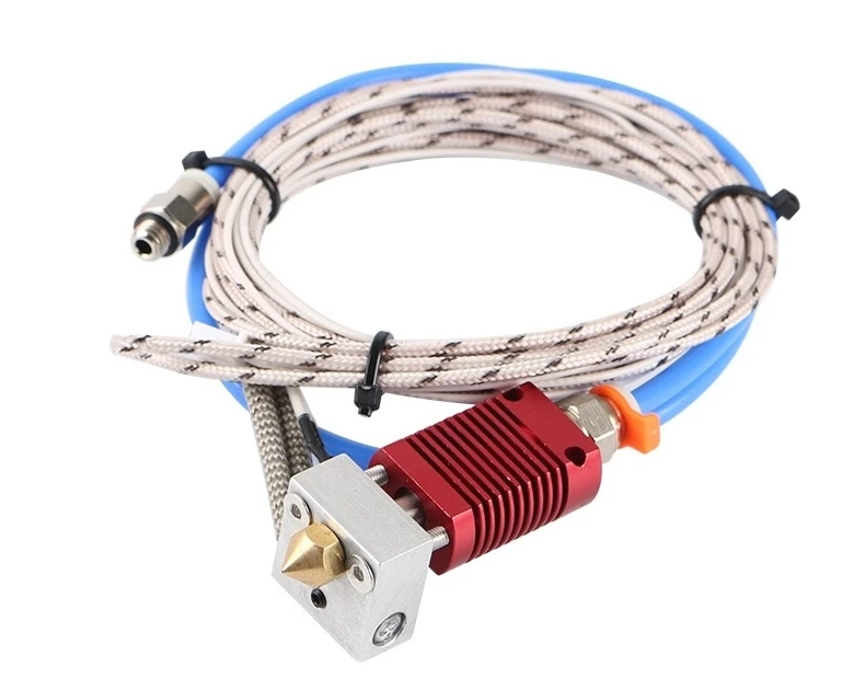 1 шт. MK9 экструдер Hotend Bowden 24 в 50 Вт печатающая головка 0,4 мм Насадка с силиконовым носком для Ender-3 3PRO CR-10S части 3d принтера