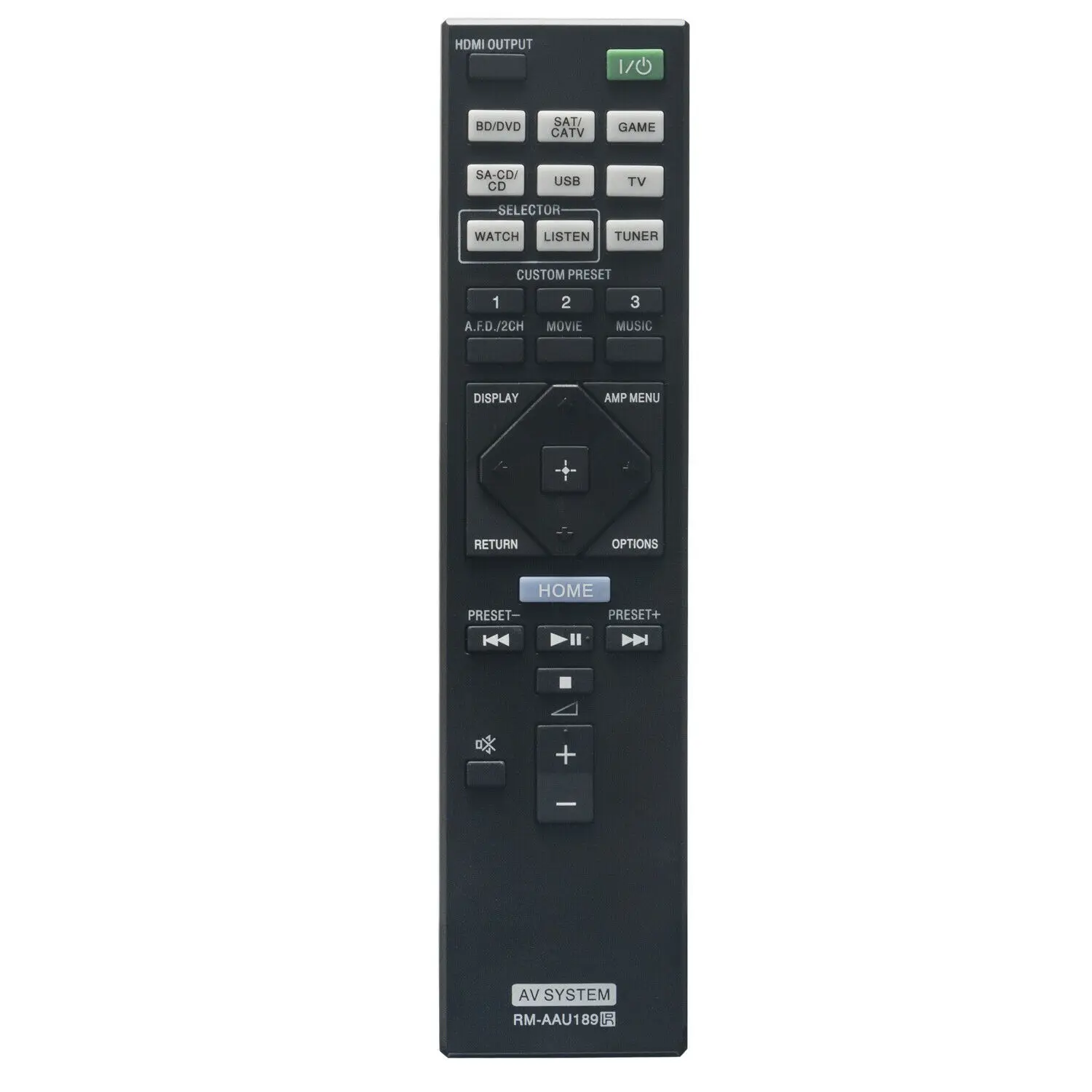 RM-AAU189 Replace Remote Control For Sony RMAAU189 149270611 1-492-706-11 STR-DN850 STR-DN1050 STR-DN1005D AV Receiver |