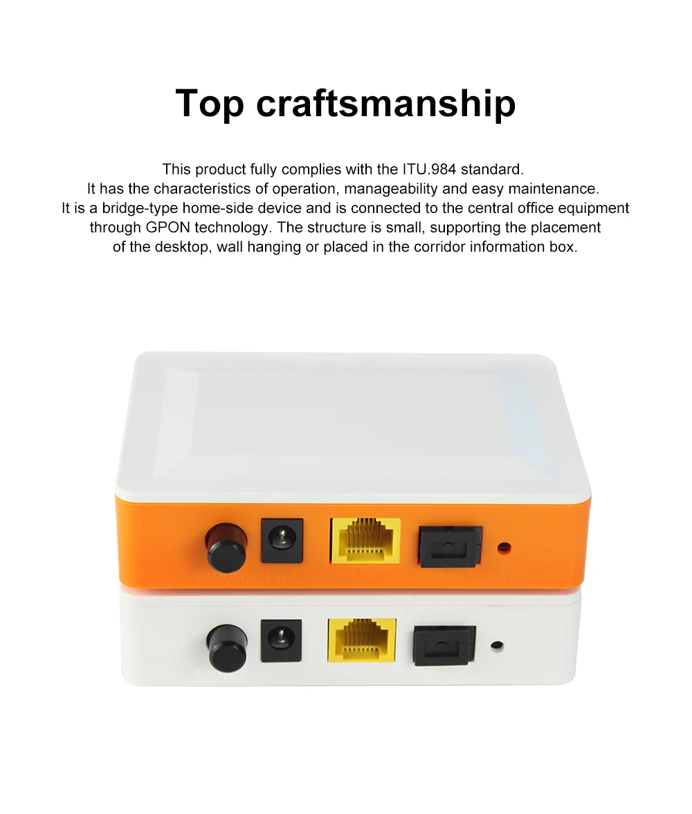 FTTH 1GE GEPON 1 порт ONU EPON OLT 1,25G ONT EPON совместимый zte Fiberhome