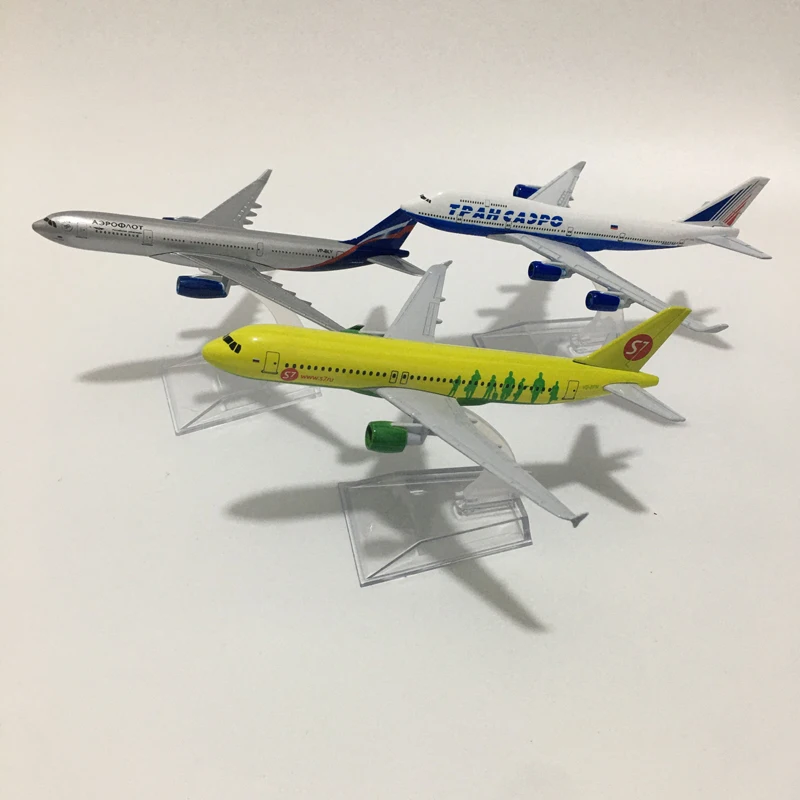 

Модель самолета JASON TUTU Russian Airlines Siberia S7, модель самолета Аэрофлота, модель самолета из металла с литым давлением, модель модели 1/320 стандарта, ...
