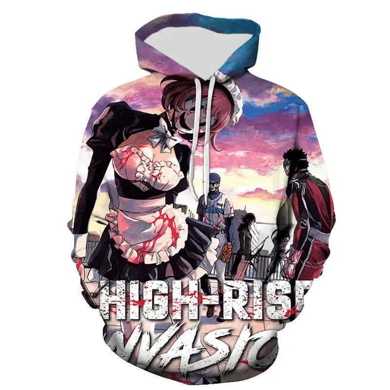 

Толстовка с капюшоном для мальчиков и девочек, Повседневная модная кофта с высокой талией и 3D-принтом, уличная одежда, весна-осень