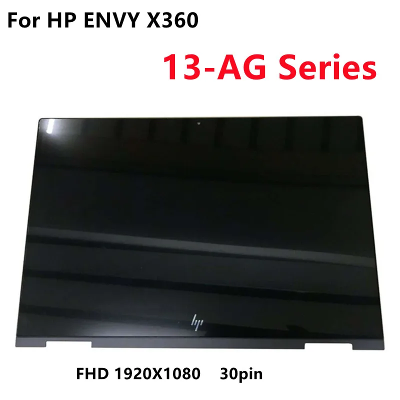 ЖК-дисплей FHD 1920*1080 IPS с сенсорным экраном в сборе + рамка для серии HP Envy X360 13-AG |