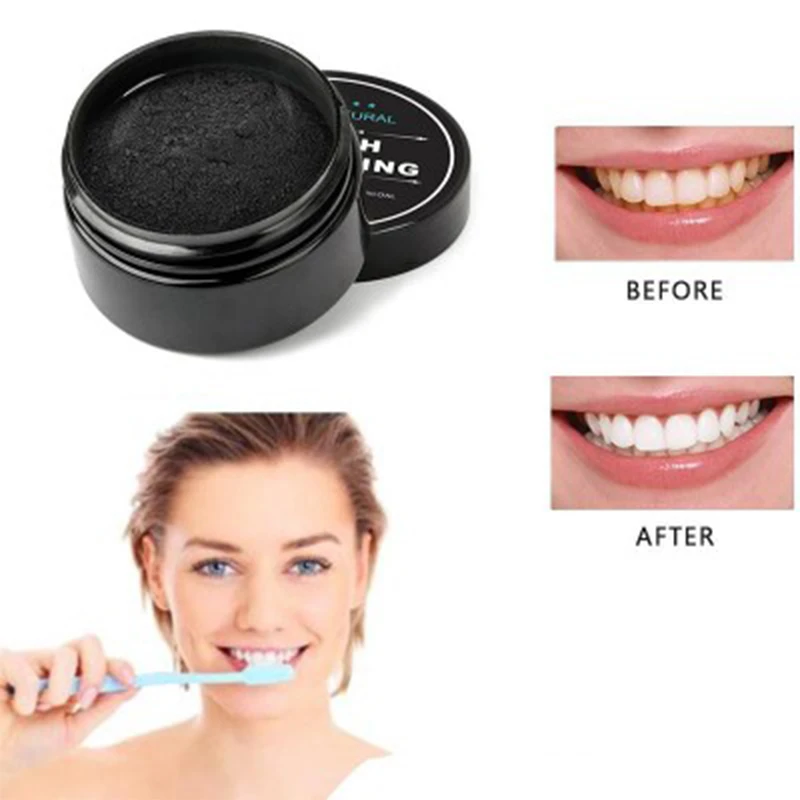 

30g Teeth Whitening Oral Care Charcoal Powder Natural Activated Carbon Plant Whitener Powder Remove Stains Oral Tooth Hygiene