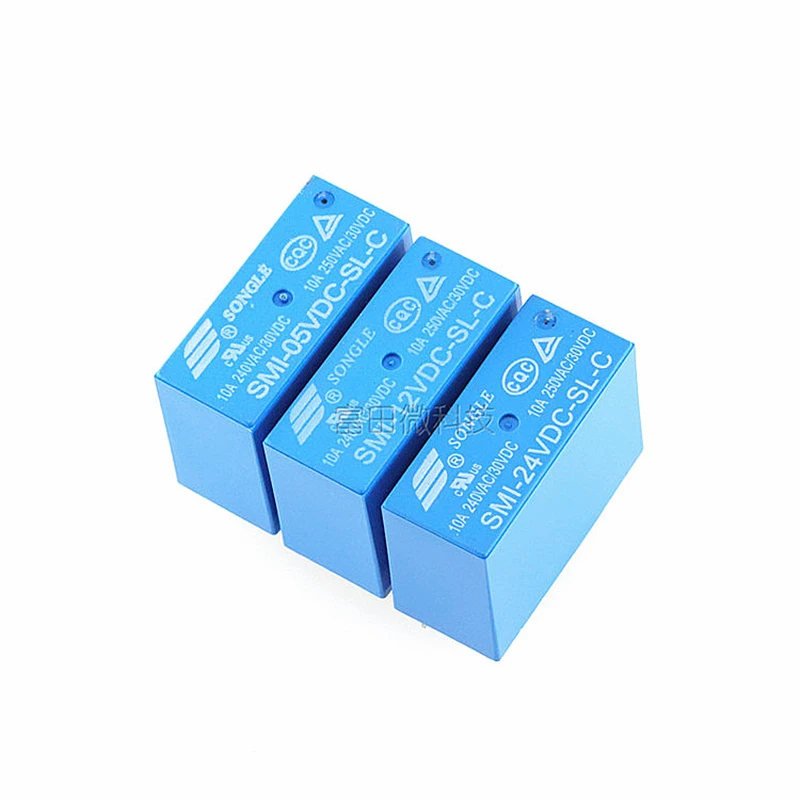 2 шт./лот реле SMI-05VDC-SL-C SMI-12VDC-SL-C SMI-24VDC-SL-C 10A 5PIN