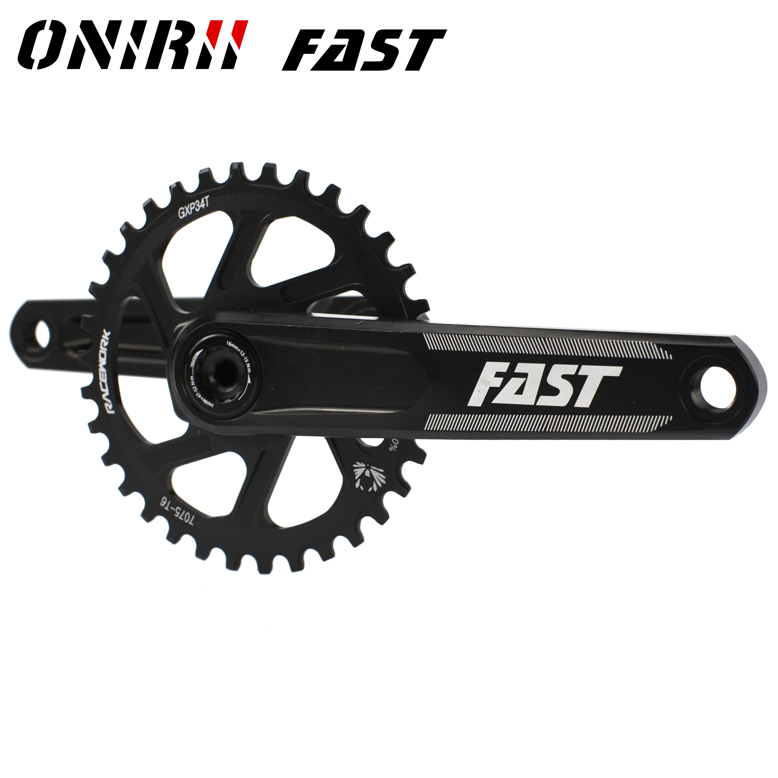 

ONIRII FAST 1x10 11 12 Speed MTB BIKE Crankset Bicycle 170 175mm 32T 34T 36T 38T BB68/73 Chainset Bottom Bracket chain ring
