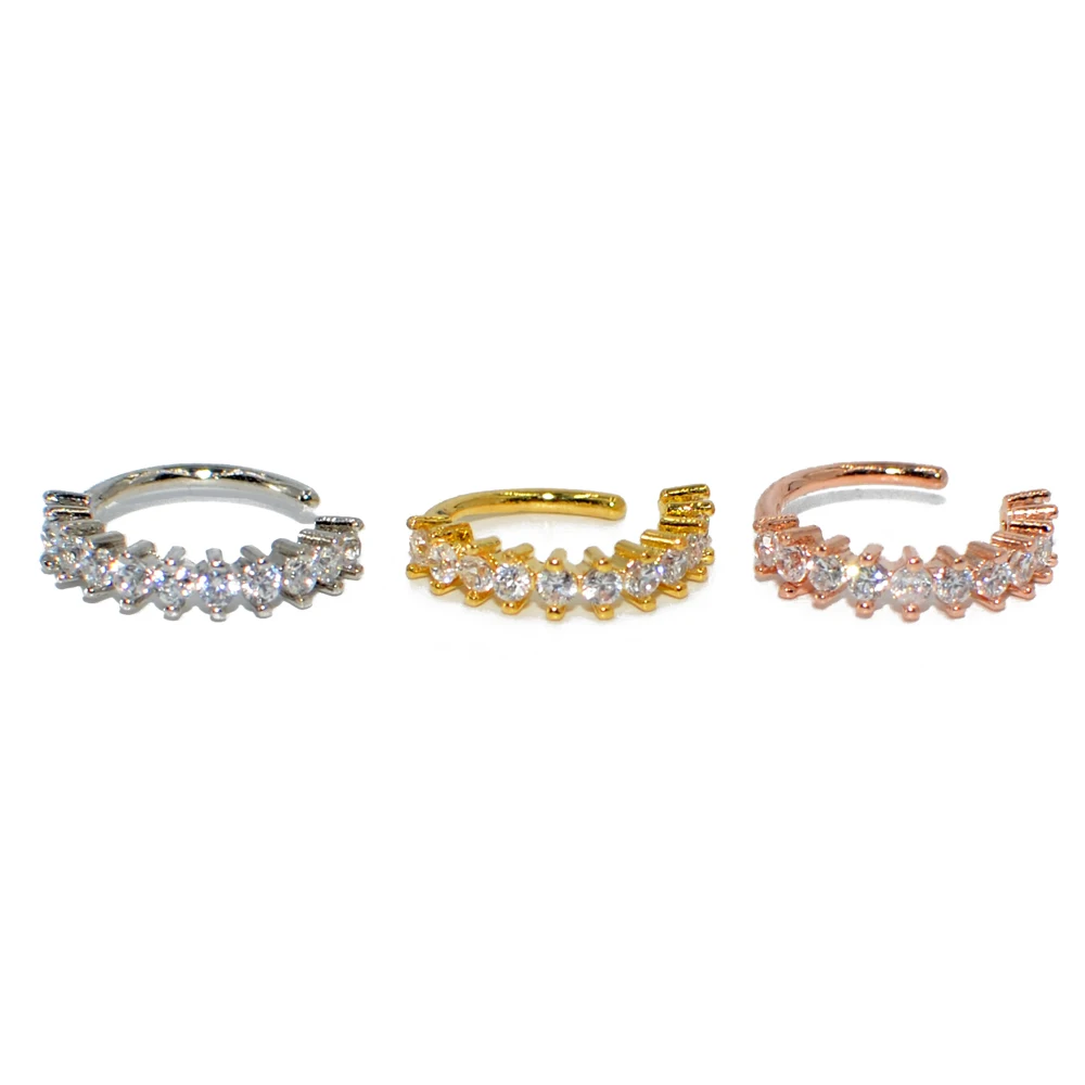 1 шт. 18 г гибкие Septo шпилька для уха Helix Daith Rook плотно прилегающие кольца настоящая перегородка пирсинг для носа с застежкой для губ серьги пирсинг