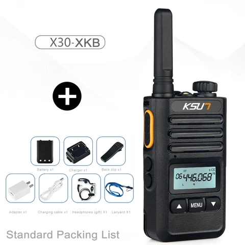 Портативная рация KSUN KS-XK, 6 Вт, 4000 мАч, 50 км, двусторонняя радиосвязь