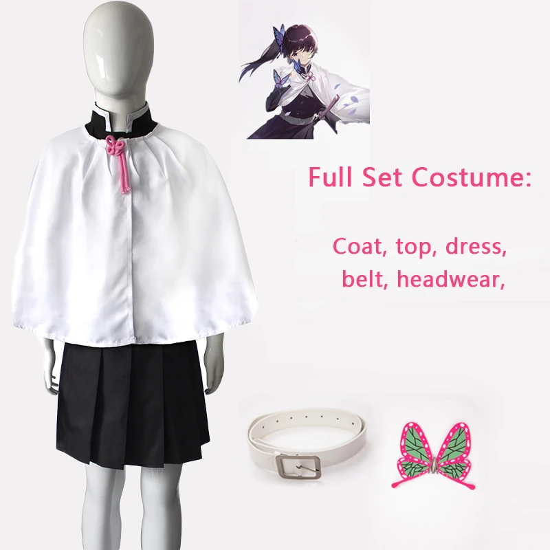 Кимоно для косплея девушек из аниме истребитель демонов Tsuyuri Kanawo Tanjirou Kamado Nezuko