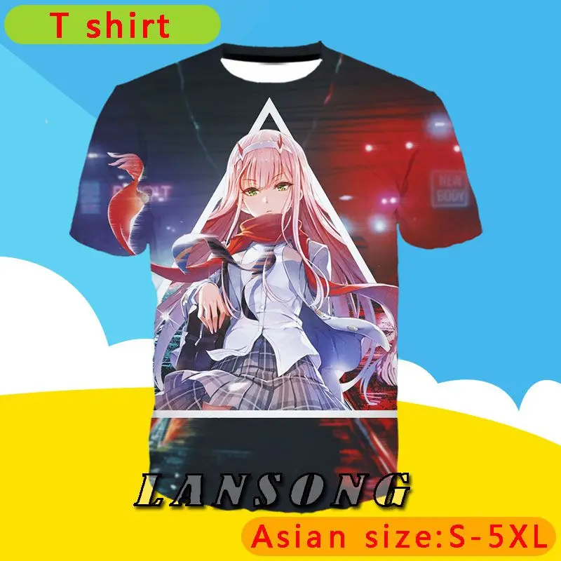 

Darling In The Franx Zero Two Sweatshirt Hoodies Anime 3d Print Harajuku Pants Streetwear Pullover Hip Hop Jackets Men Clothing