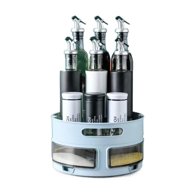 

Seasoning Rack, Kitchen Multifunctional Household Seasoning Rack, Kitchen Organizer, Makeup Organizer, Rolling Trays