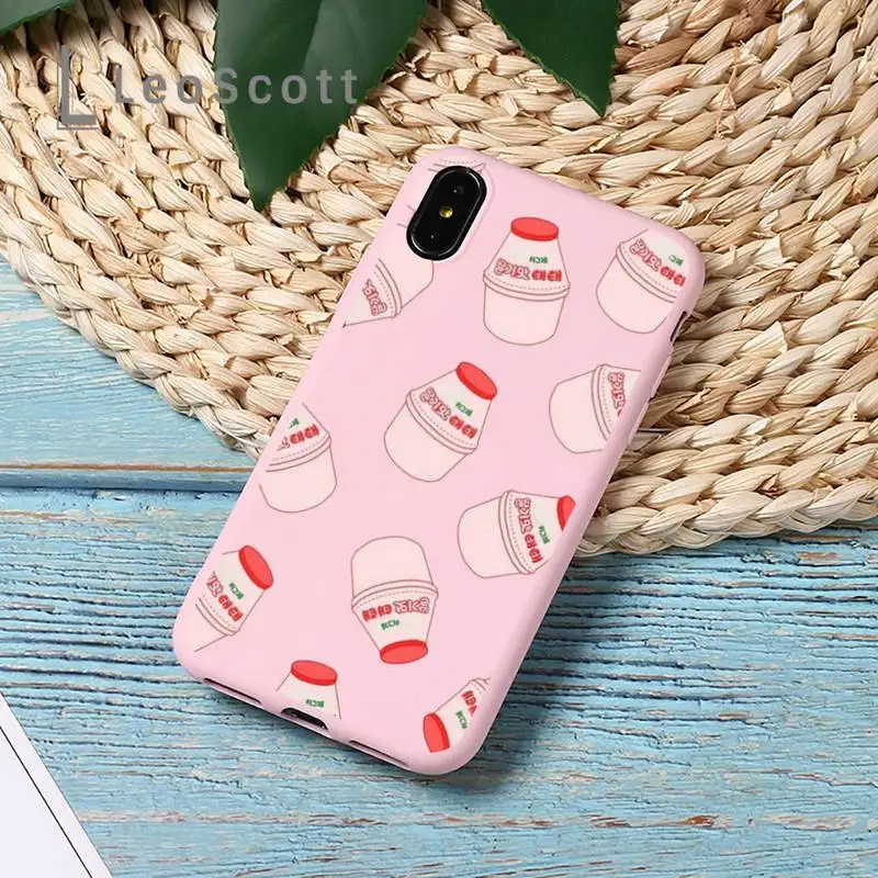 

Cartoon fruit strawberry cherry Phone Case Candy Color Phone Case for iPhone 11 pro XS MAX 8 7 6 6S Plus X 5S SE 2020 XR